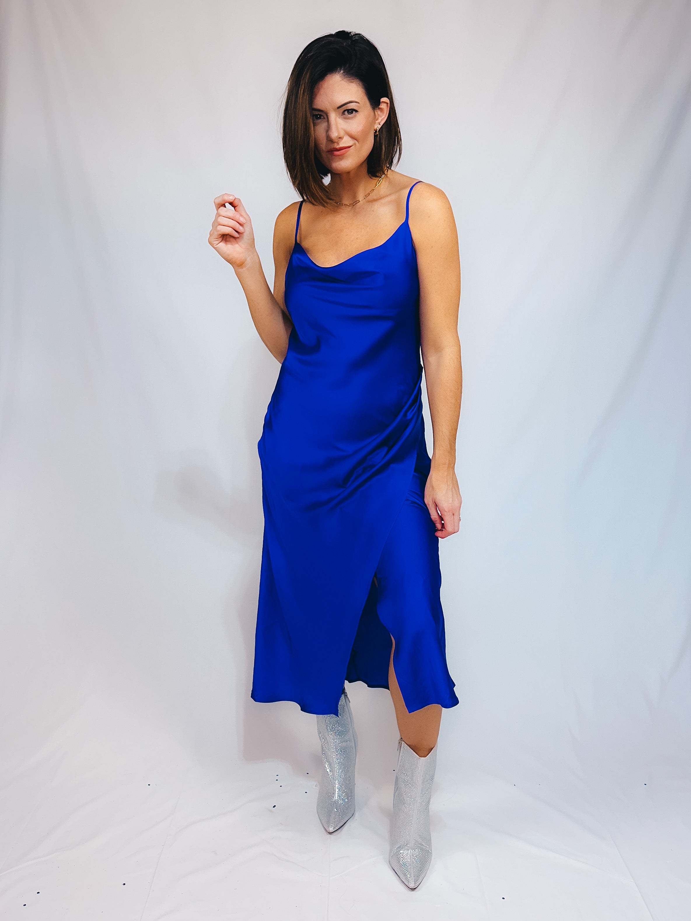 Tulip Satin Dress