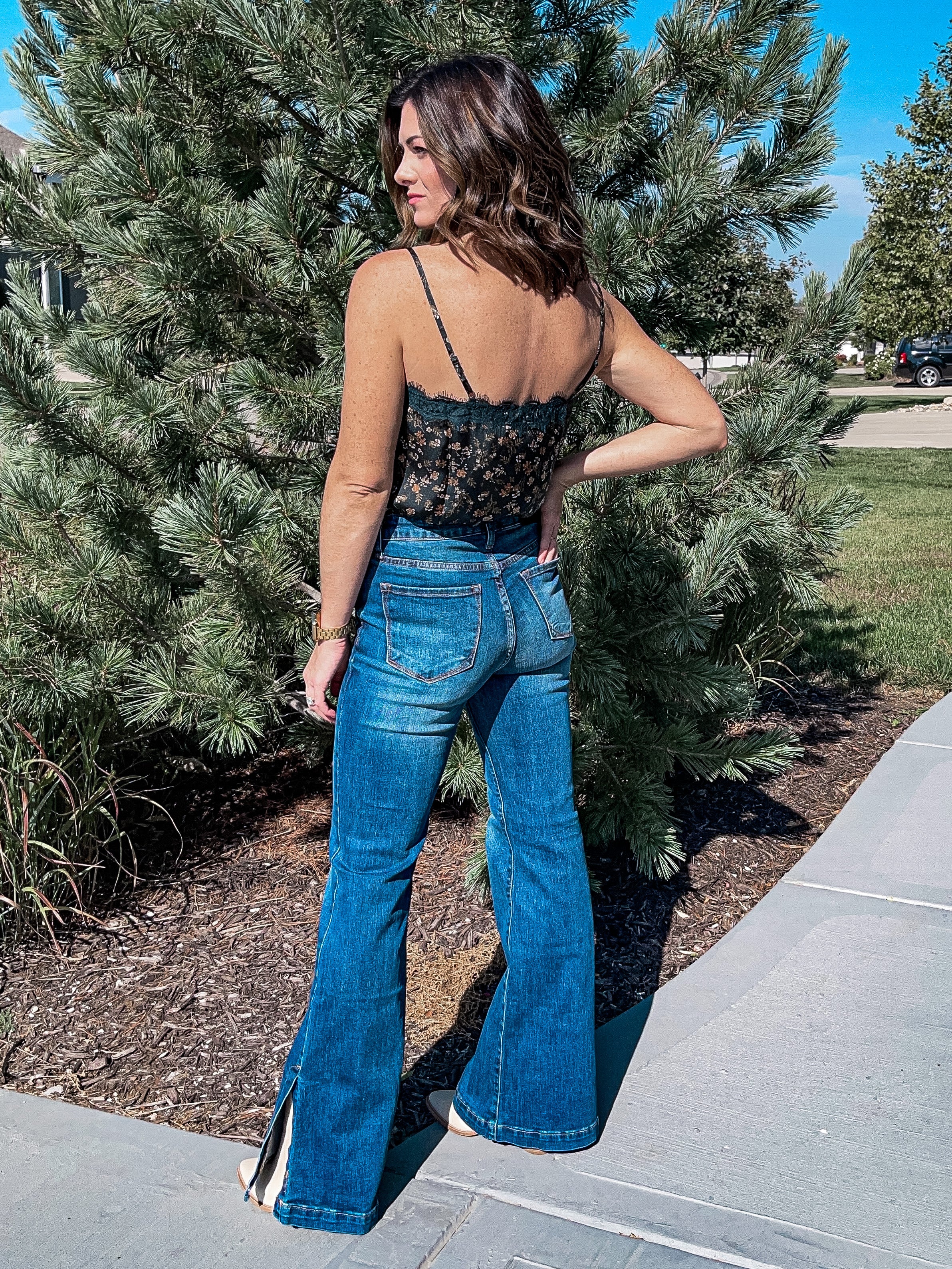 Step A Side Flare Jeans