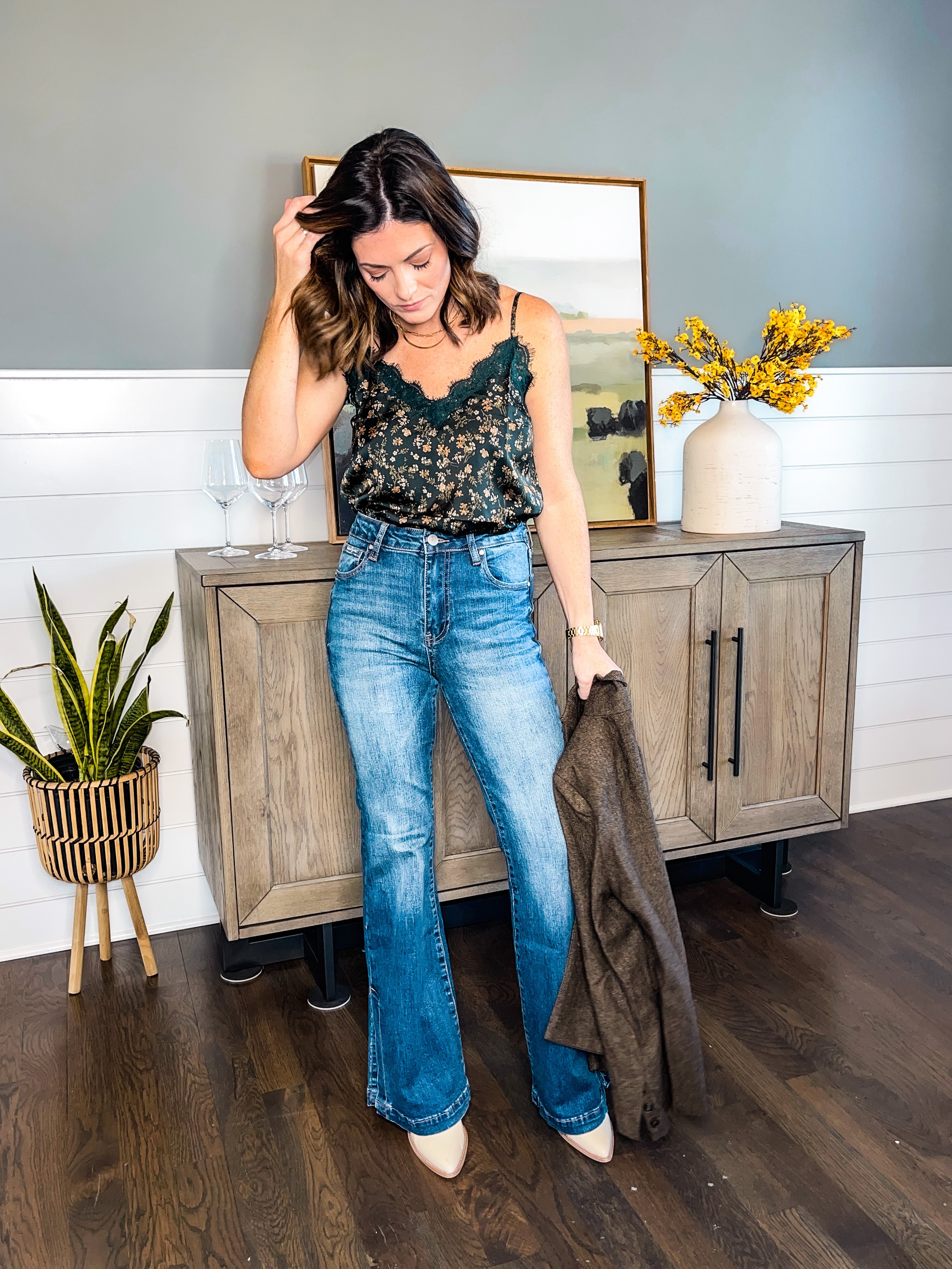 Step A Side Flare Jeans